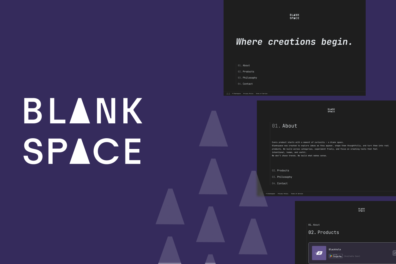 Blankspace Website